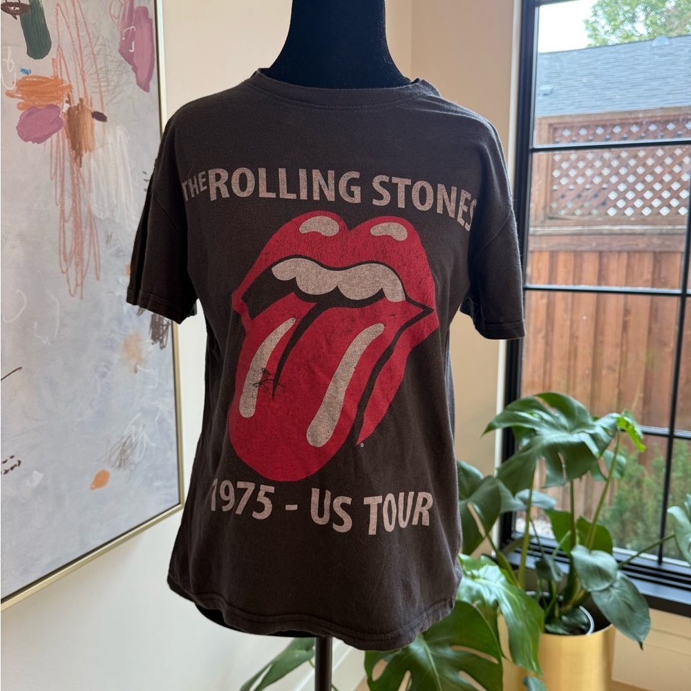 Vintage Style Rolling Stones 1975 US Tour T-Shirt